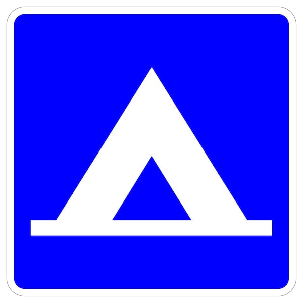 Sign Solutions Usa 24 in Height, 24 in Width, Aluminum, Square DUS08DWT2424D9-3 - main